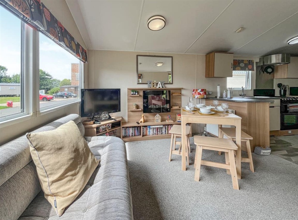 Open plan living space at Home From Home in St. Margarets Bay, Dover, Hampshire