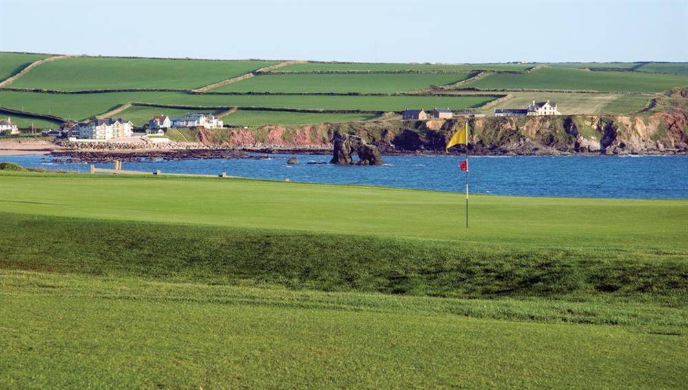Thurlestone Golf Course is within a short walk at Homefield House in Nr Kingsbridge, Devon
