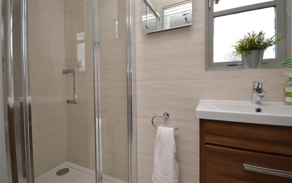 En suite shower room at Homelands in Brockenhurst