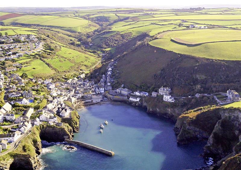 The area around Homelands at Homelands, Port Isaac