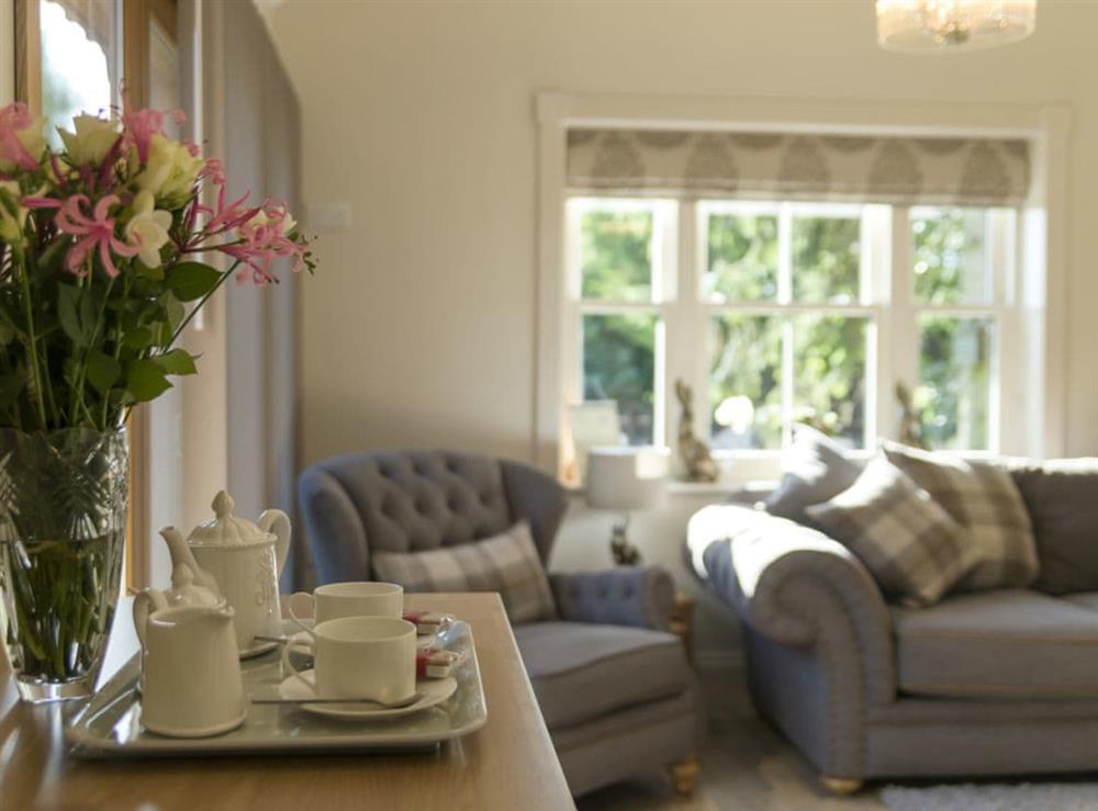 Open plan living space at Homestead Cottage in Benniworth, near Market Rasen, Lincolnshire