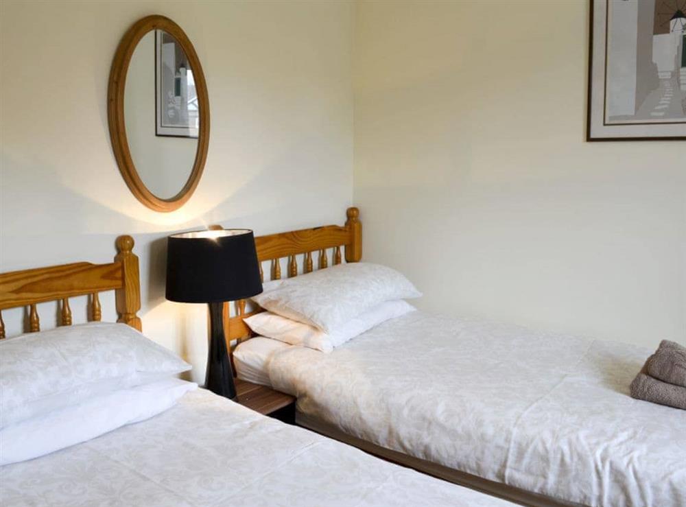 Twin bedroom at Homewood in Alnwick, Northumberland