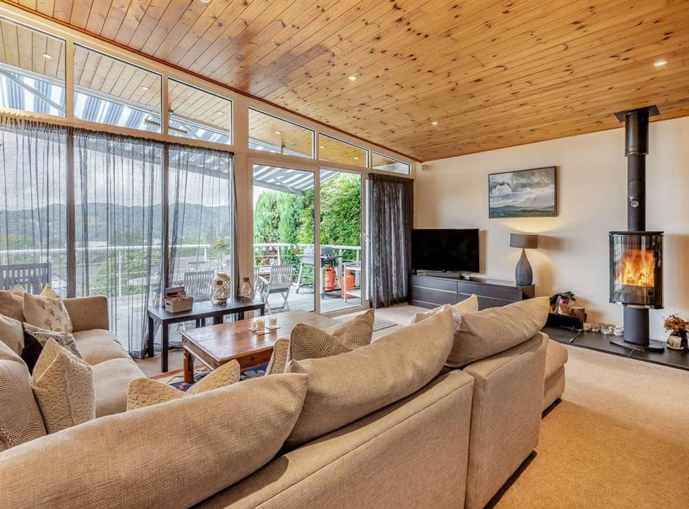 Living area at Homewood in Bowness on Windermere, Cumbria