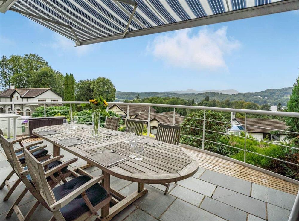 Terrace at Homewood in Bowness on Windermere, Cumbria