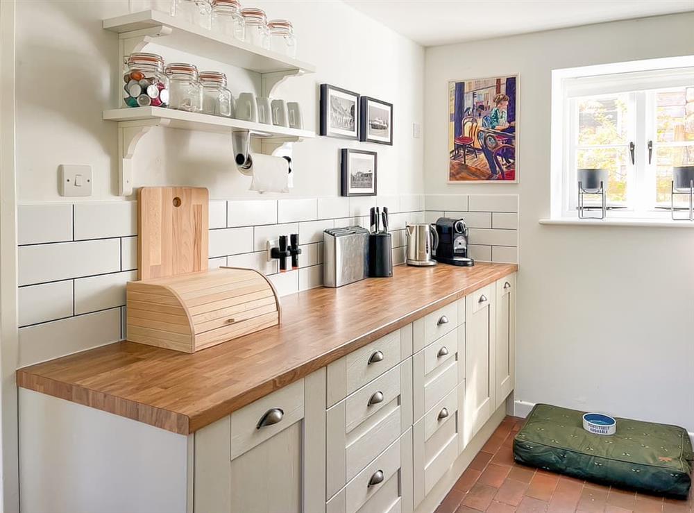 Kitchen at Honey Bee Cottage in Calbourne, Isle of Wight