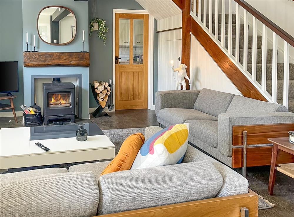 Living area at Honey Bee Cottage in Calbourne, Isle of Wight