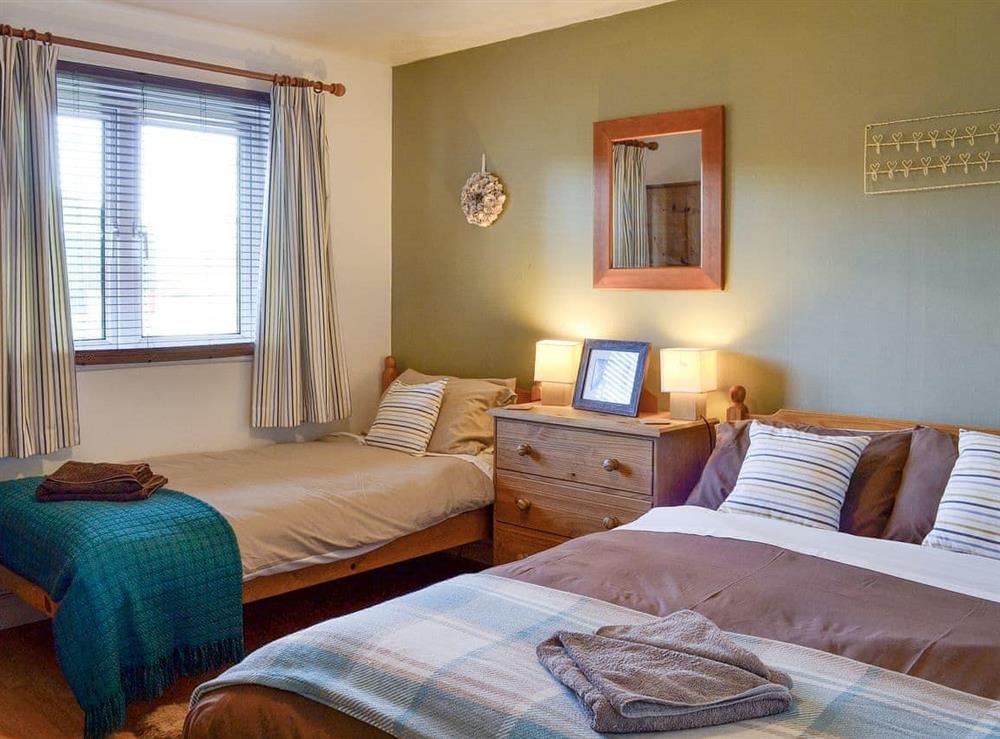 Triple bedroom at Honey Cottage in Auchnarrow, near Tomintoul, Banffshire