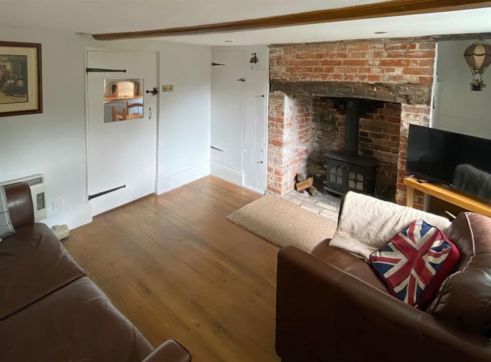 Living room at Honey Cottage in Friston, near Saxmundham, Suffolk