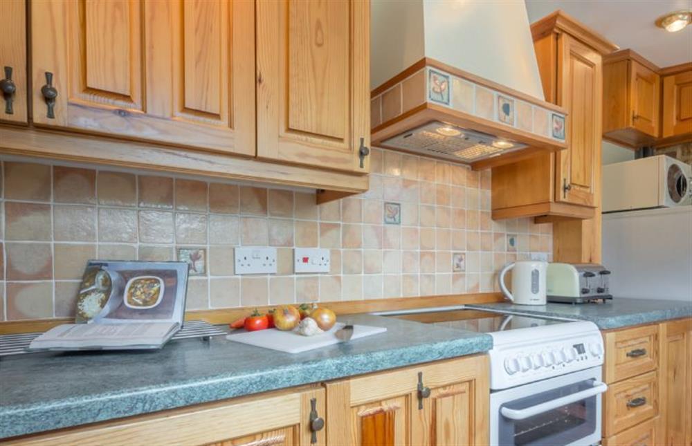 Ground floor: The kitchen has plenty of storage at Honey Cottage, Sedgeford near Hunstanton