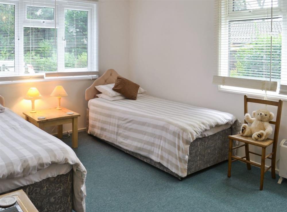 Twin bedroom at Honey Hanger in Bradworthy, near Holsworthy, Devon