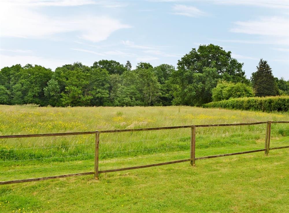 Access to field at rear of property at Honey Meadow Cottage in Sharpthorne, near Haywards Heath, West Sussex