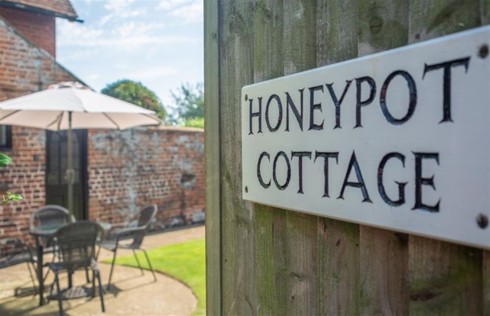 Entrance to Honeypot Cottage at Honeypot Cottage, Falkenham