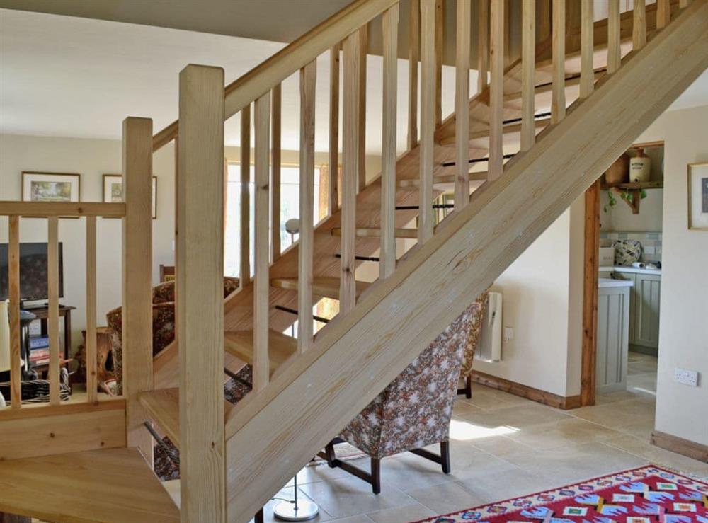Stairs at Honeypot Cottage in Metfield, near Harleston, Suffolk