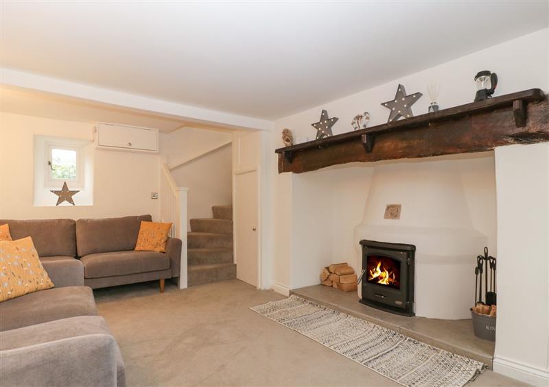 Relax in the living area at Honeypot Cottage, Shipton Gorge near Burton Bradstock
