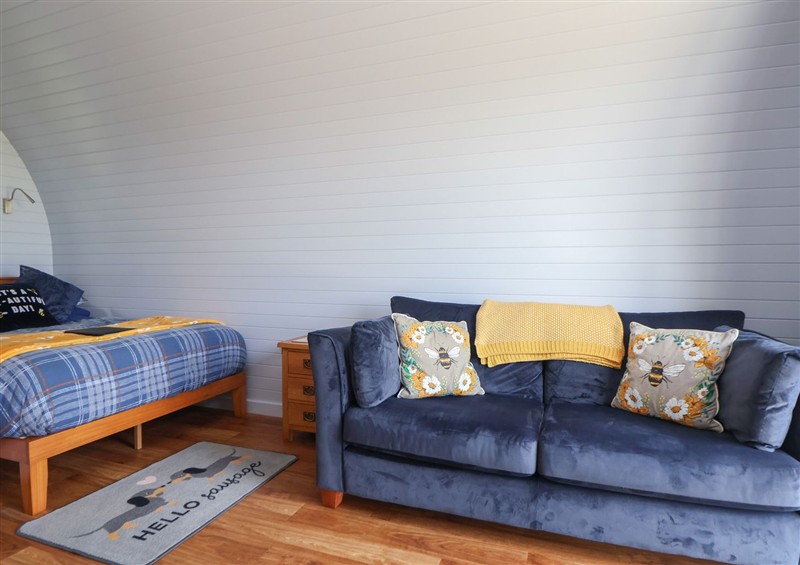 A bedroom in Honeypot Hideaways - Clover at Honeypot Hideaways - Clover, Higher Kinnerton