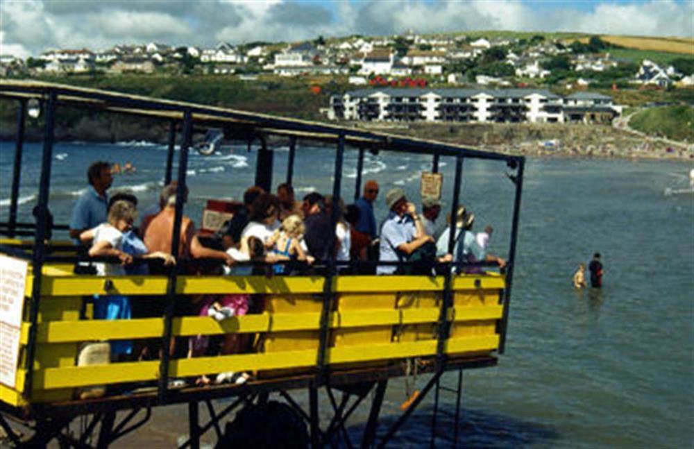 Burgh Island sea tractor at Honeysuckle Cottage in Bigbury, Kingsbridge