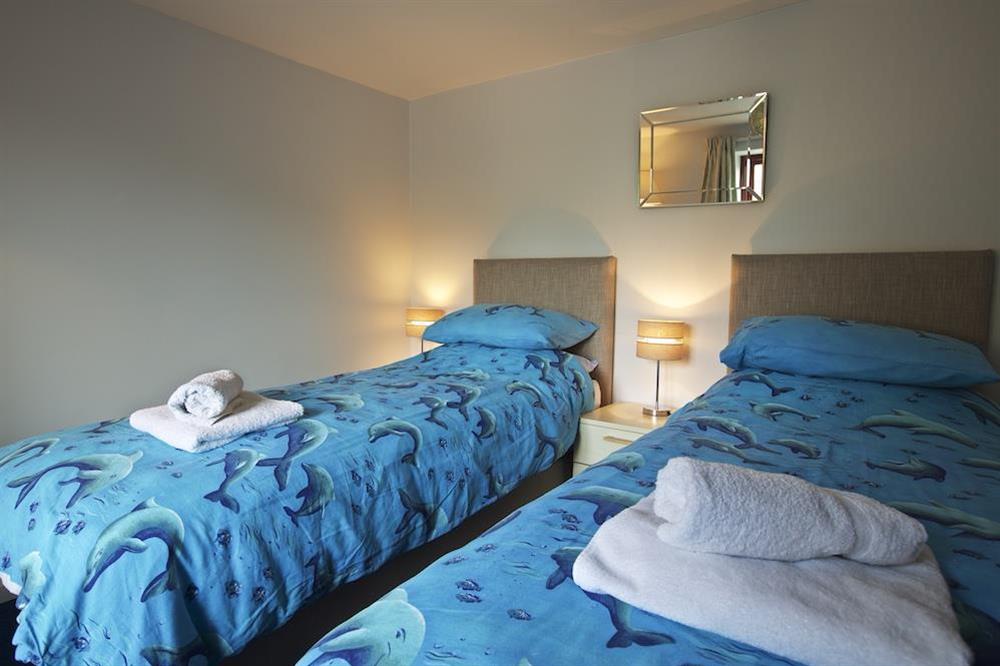 Twin bedroom with two new single beds (photo 2) at Honeysuckle Cottage in Bigbury, Kingsbridge