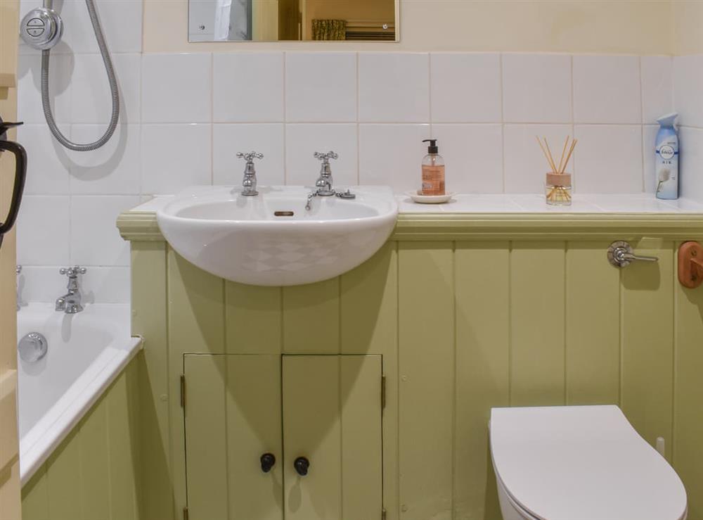Bathroom at Honeysuckle Cottage in Chichester, West Sussex