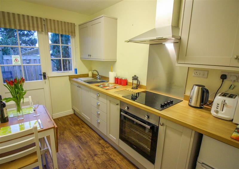 This is the kitchen at Honeysuckle Cottage, Crossgates