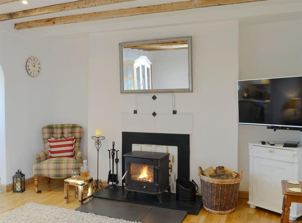 Characterful living room at Honeysuckle Cottage in Dreghorn, near Irvine, Ayrshire