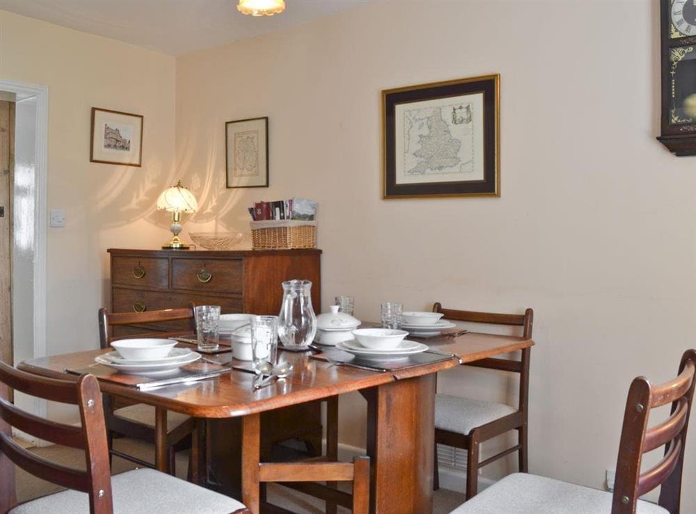 Dining area (photo 2) at Honeysuckle Cottage in Minsterley, near Shrewsbury, Shropshire