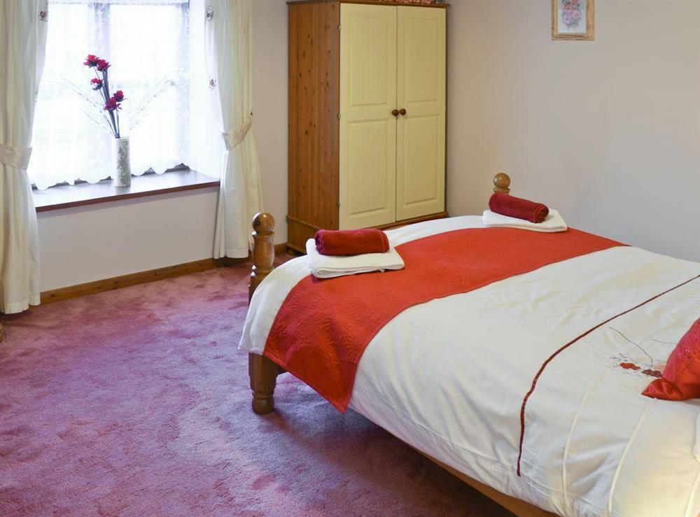 Comfortable double bedroom at Honeysuckle Cottage in Nr. Newquay, Cornwall