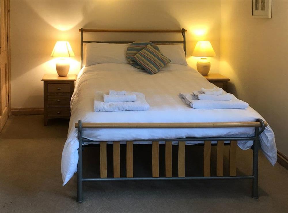 Double bedroom at Honeysuckle Cottage in Oasby, near Grantham, Lincolnshire
