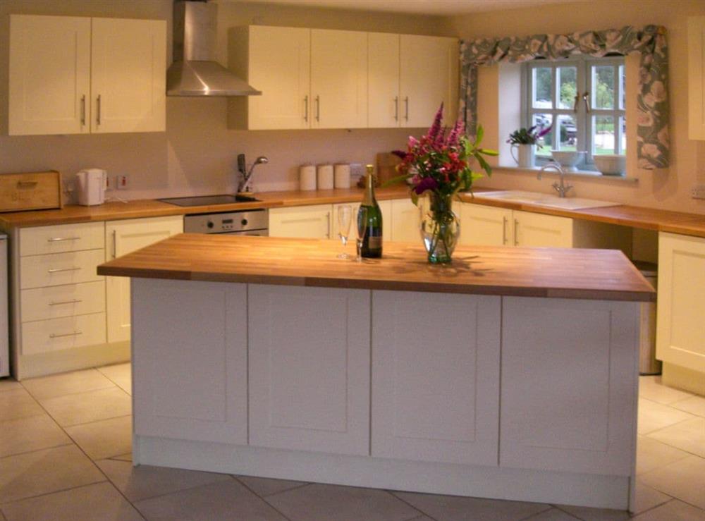 Kitchen at Honeysuckle Cottage in Oasby, near Grantham, Lincolnshire