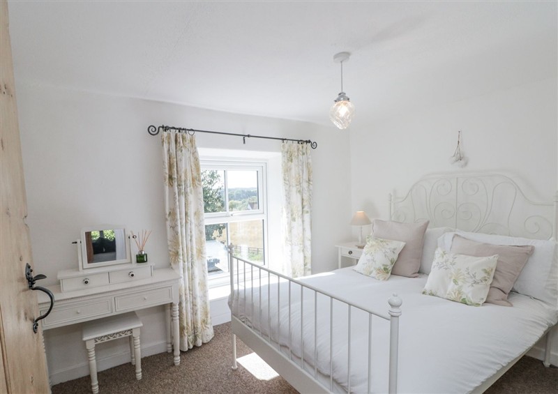 One of the 2 bedrooms at Honeysuckle Cottage, Oswaldkirk near Helmsley