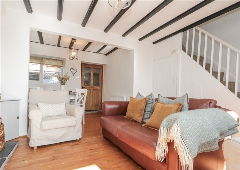 The living room at Honeysuckle Cottage, Oswaldkirk near Helmsley