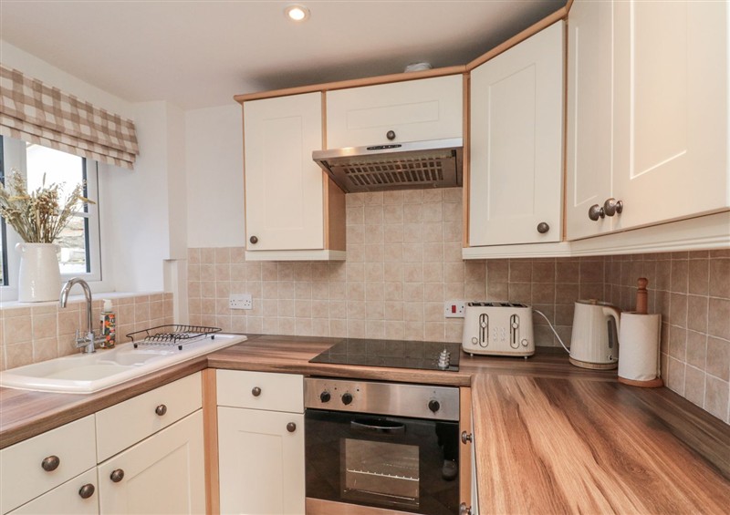 This is the kitchen at Honeysuckle Cottage, Oswaldkirk near Helmsley