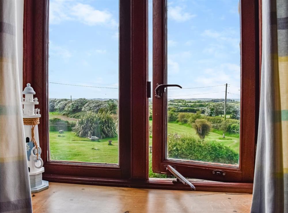 View at Honeysuckle Cottage in Pennard, West Glamorgan