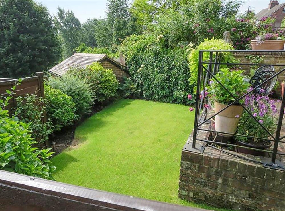 Enjoy the garden at Honeysuckle Cottage in Petworth, West Sussex