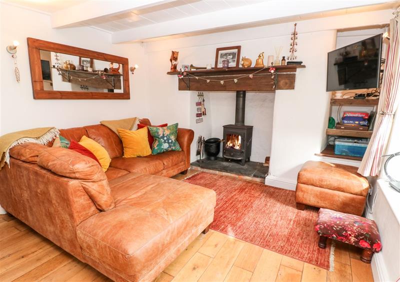 Enjoy the living room at Honeysuckle Cottage, St Agnes