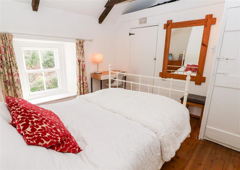 One of the bedrooms at Honeysuckle Cottage, St Agnes