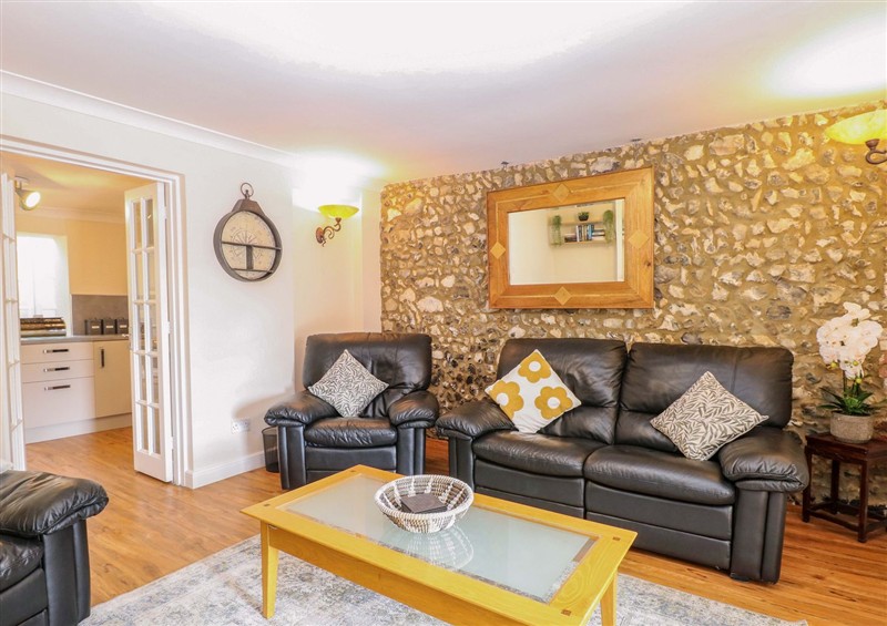 The living room at Honeysuckle Cottage, Swaffham
