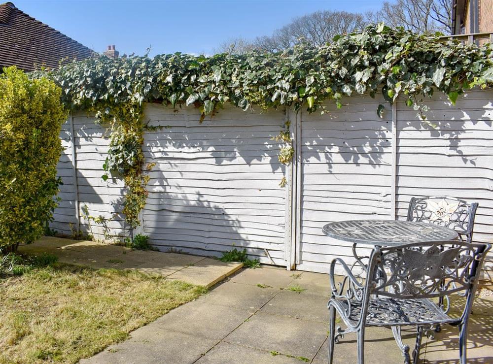 Garden at Honeysuckle House in Hambrook, near Chichester, Sussex, West Sussex