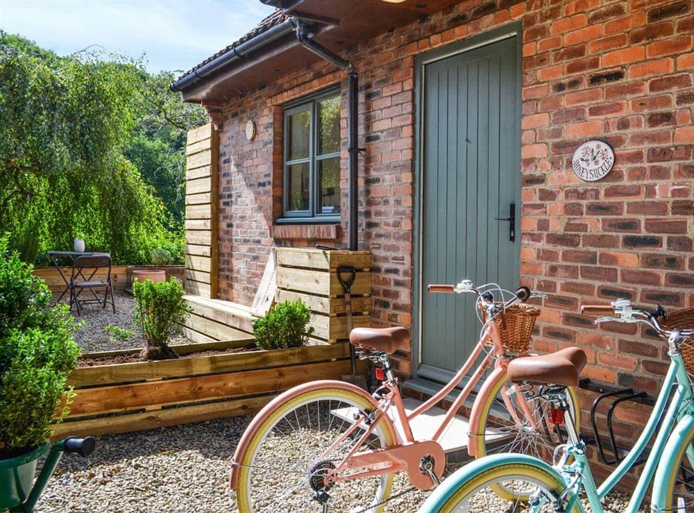 Exterior at Honeysuckle in Ruswarp, near Whitby, North Yorkshire