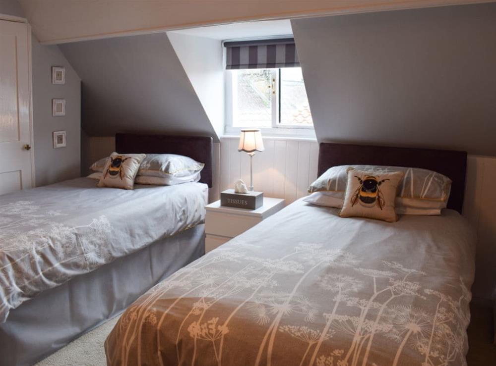 Twin bedroom at Honeyz Hideaway in Whitby, Yorkshire, North Yorkshire