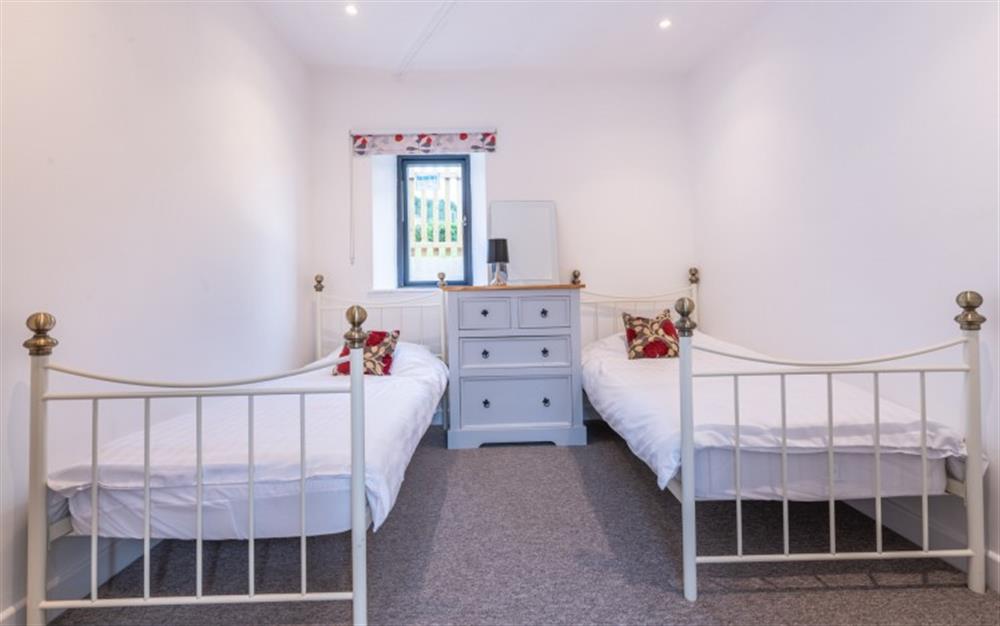 Twin bedded room at Hook Farm in Lyme Regis