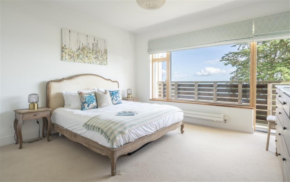 This is a bedroom at Hook Sands in Sandbanks