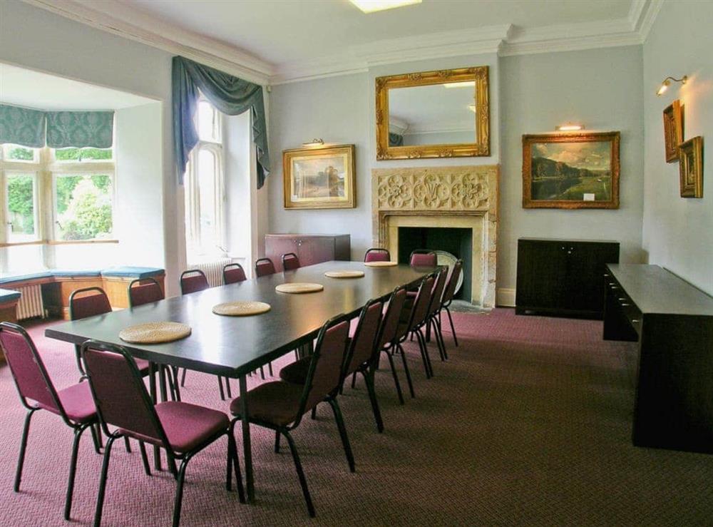 Dining room at Hooke Court in Hooke, Nr Beaminster, Dorset., Great Britain