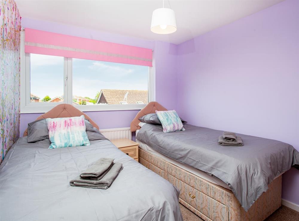 Twin bedroom (photo 3) at Hookhills Holiday Home in Paignton, Devon