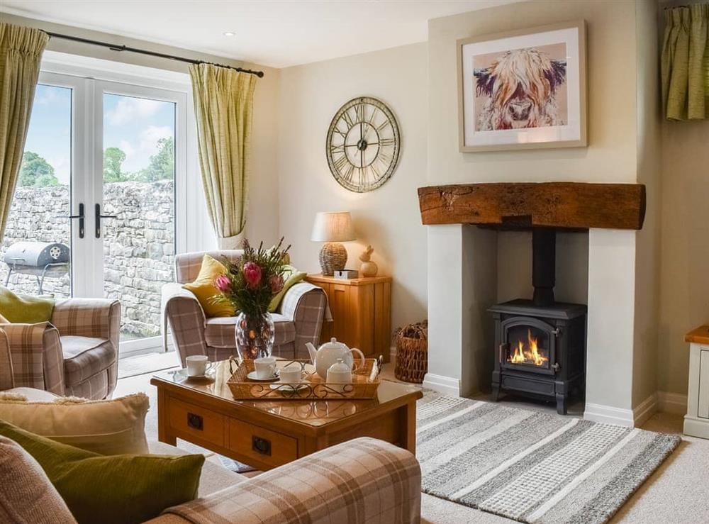 Living room at Hoopers End in Sedgwick, near Kendal, Cumbria