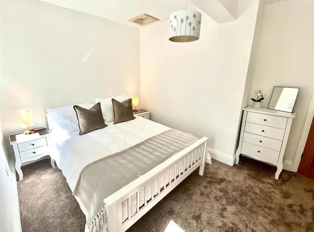 Double bedroom at Hoot Cottage in Oakworth, West Yorkshire