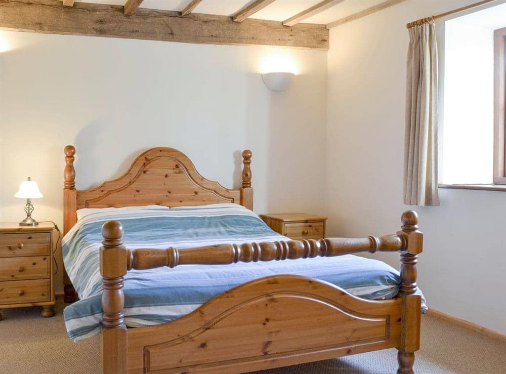 Comfortable double bedroom at Hop Pocket in Bromyard, near Malvern Hills, Herefordshire