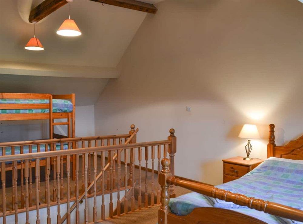 Family bedroom with bunk beds at Hopbine in Bromyard, near Malvern Hills, Herefordshire