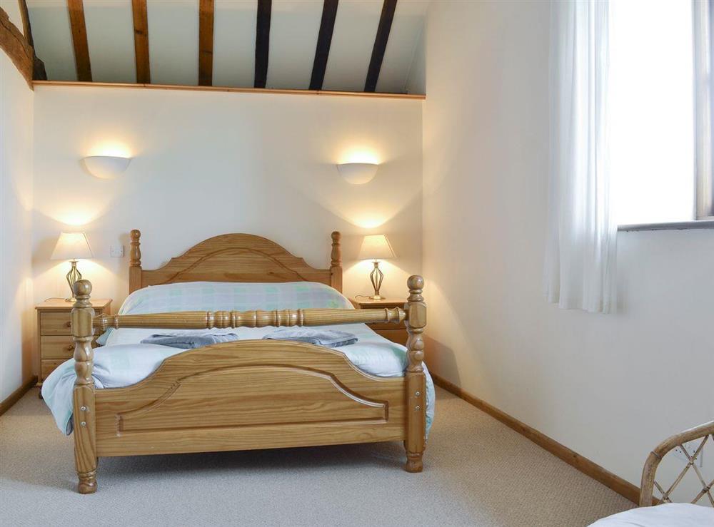 Restful double bedroom at Hopbine in Bromyard, near Malvern Hills, Herefordshire