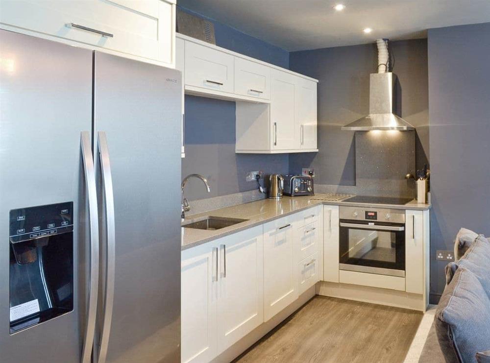 Fully appointed kitchen at Hope Apartment in Filey, North Yorkshire