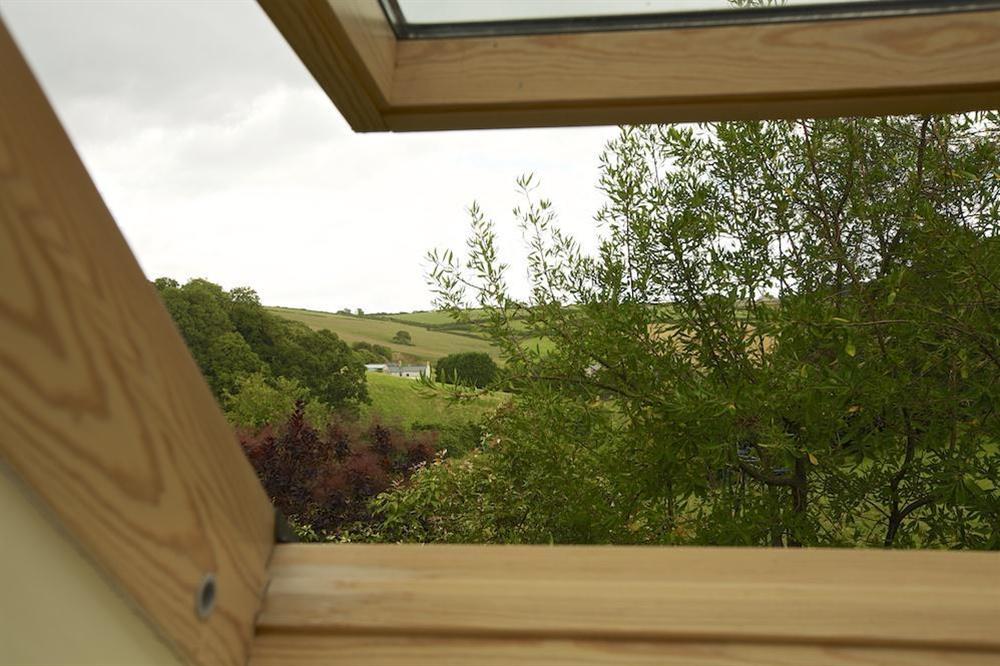 Views over the countryside from the kitchen at Hope Cottage (Loddiswell) in Loddiswell, Nr Kingsbridge